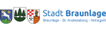 Logo der Stadt Braunlage mit Wappen.