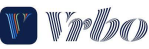 Vrbo-Logo mit stilisierten Haus-Symbol.